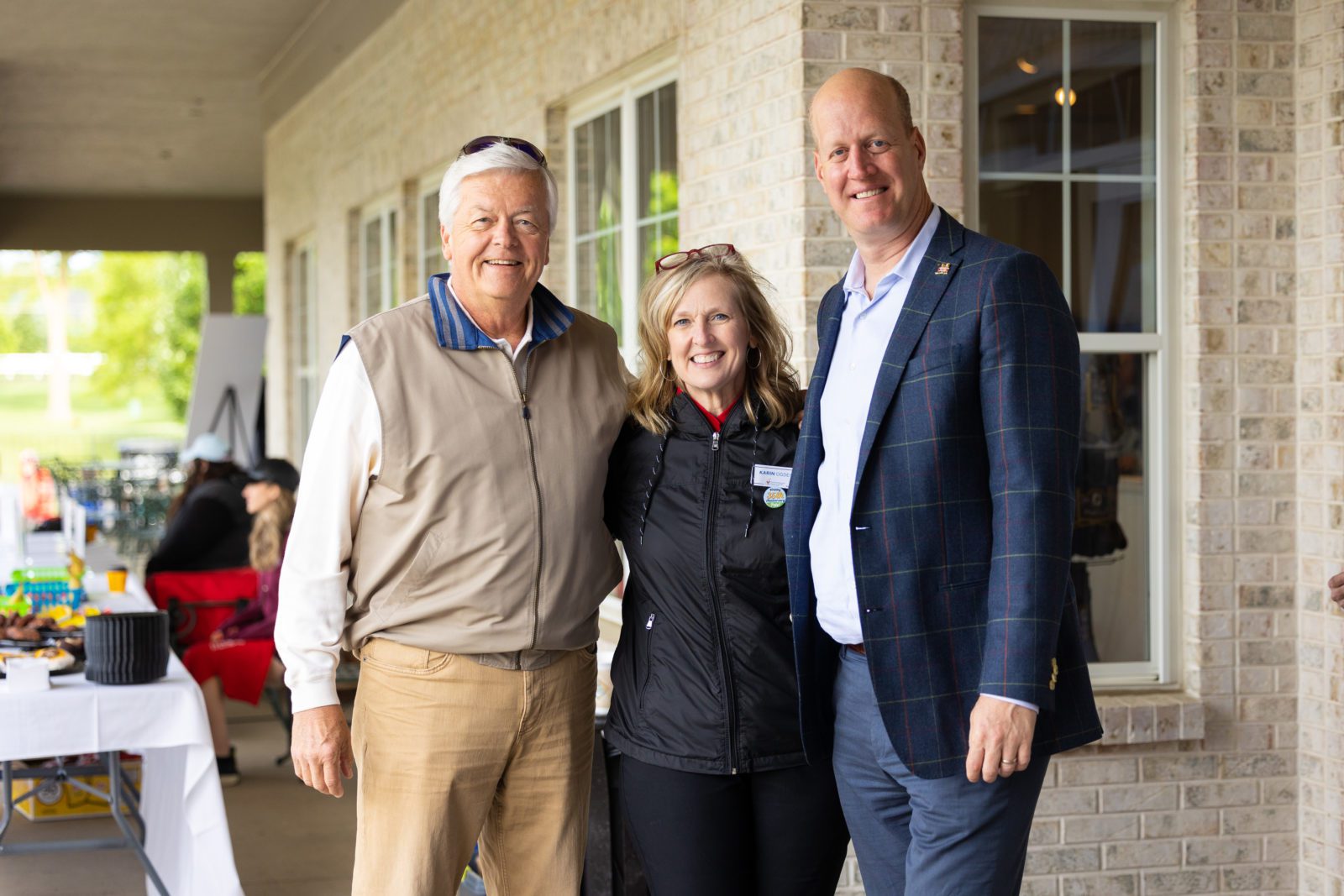 Karin Ogden with Randy Shields (L) and Gil Peri (R)