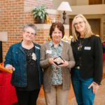 Gail Bennett accepts a Lori Kleiman Award