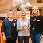 Terri Haynes accepts a Lori Kleiman Award